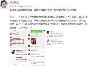 卓伟爱情爆料视频,揭秘明星恋情背后的真相